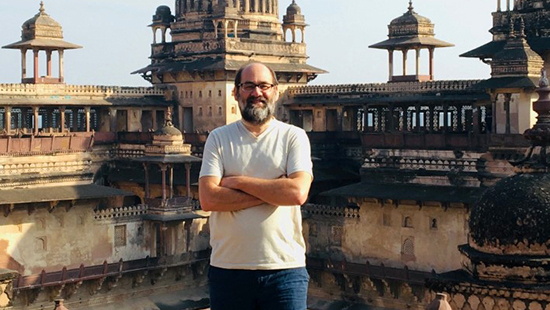 Dr. William Land sight seeing in India